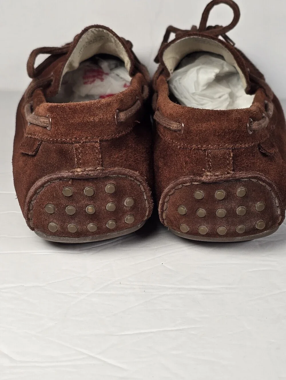 NWOT Cole Haan Mens Air Grant Driver Suede Slip-on Brown Loafers Shoes size 10.5